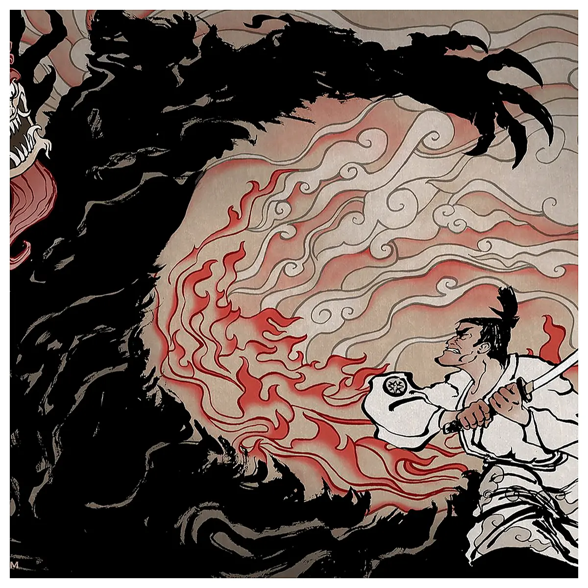 Justice Samurai Jack vs A Gu Battle Anime Action Cartoon Kids Series