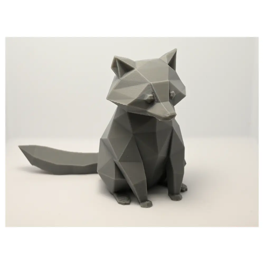 Low Poly Raccoon Model 3D Rendering Animation Game Character Creation Mapping