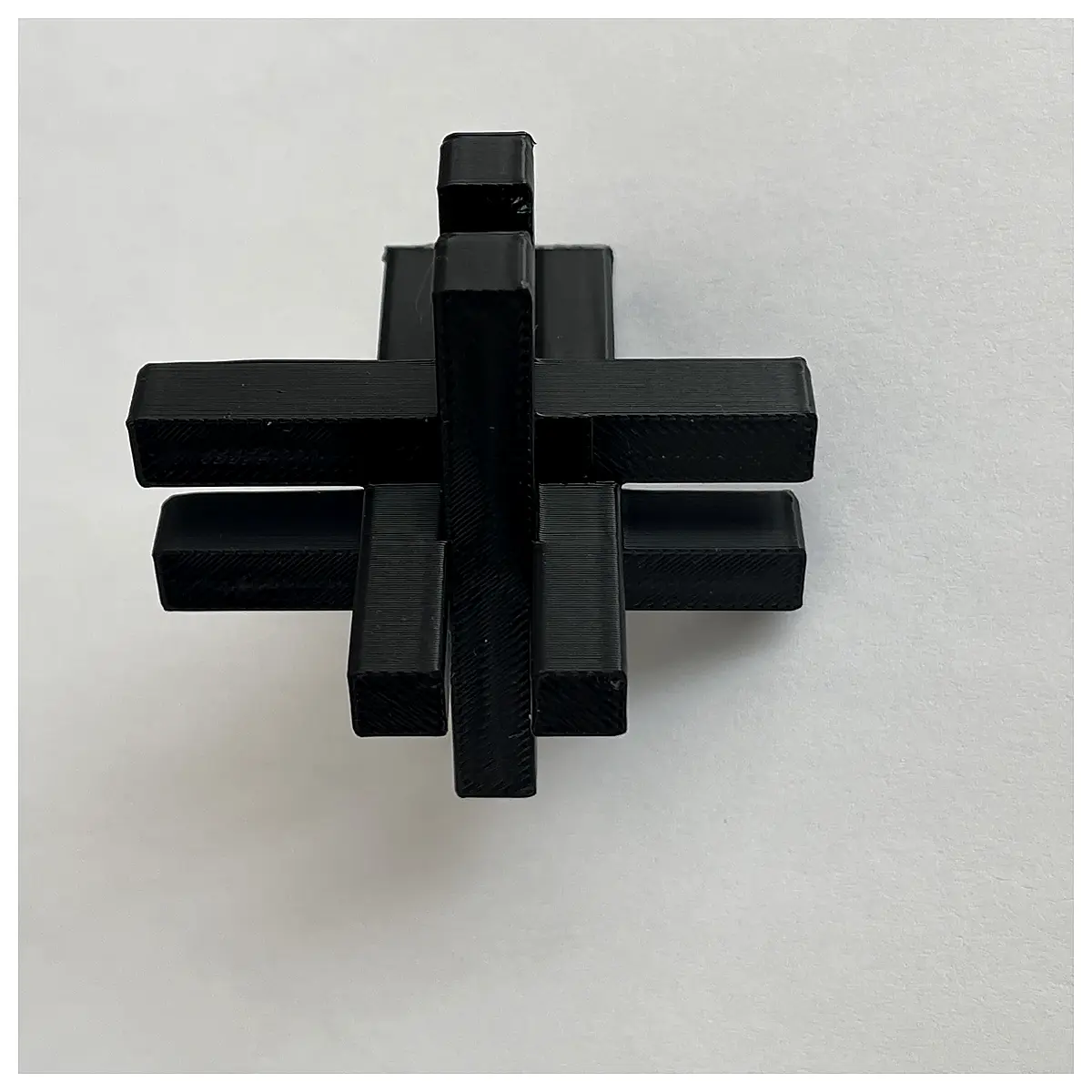 Modern Geometric Cross Sculpture Desktop Decoration Geometric Ornament Decorative Art Wall Decor Creative Gift