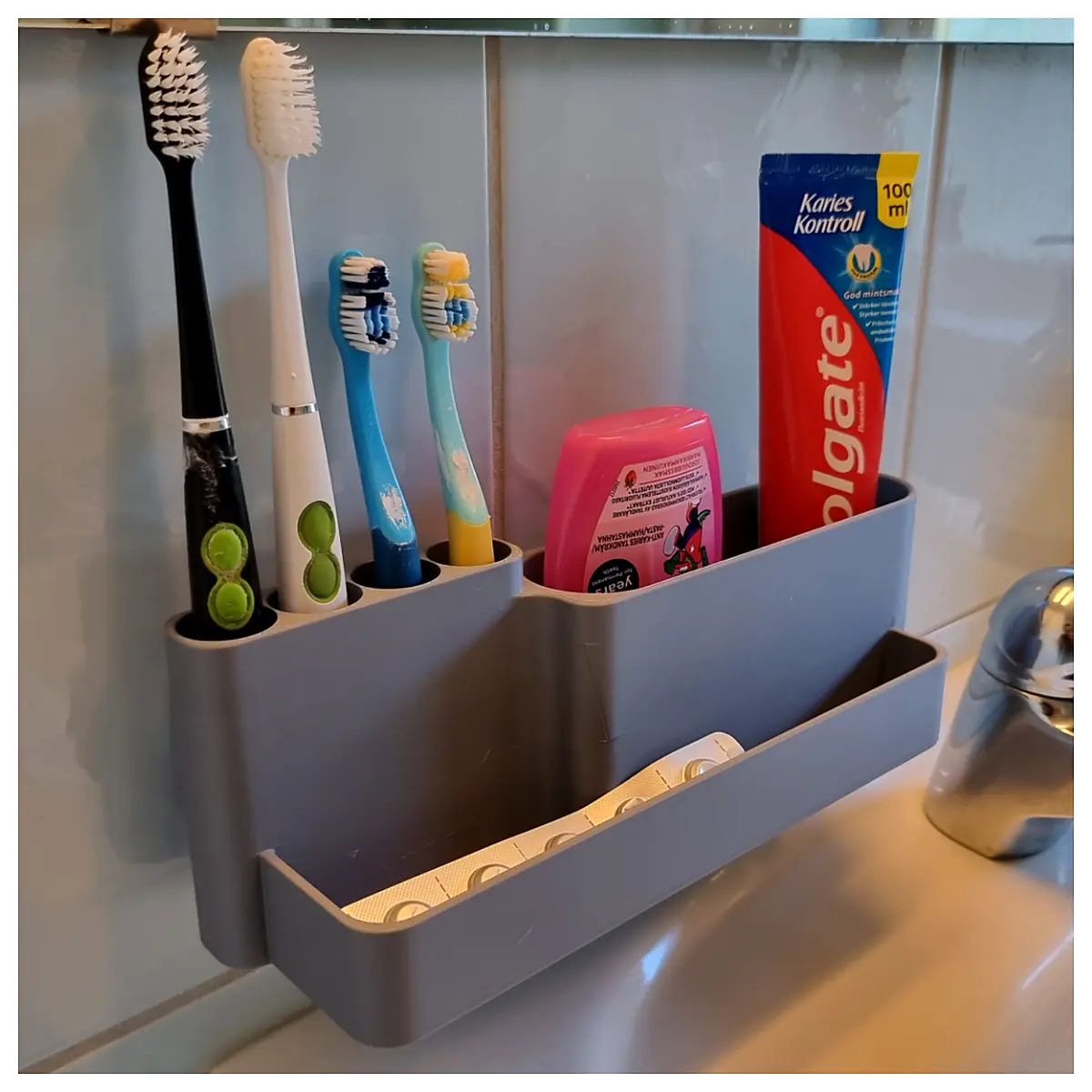 Toothbrush Organizer Toothbrush Holder Toothbrush Storage System Brush Holders Bathroom Storage Solutions Home Organization