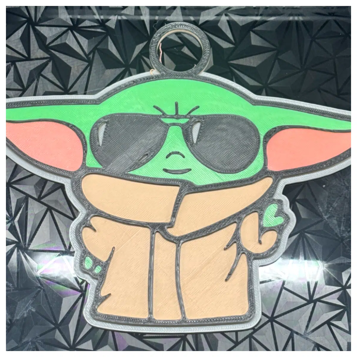 Yoda Baby Keychain Toy Figure Keyring Collectible Yoda Keychains Toy Accessories