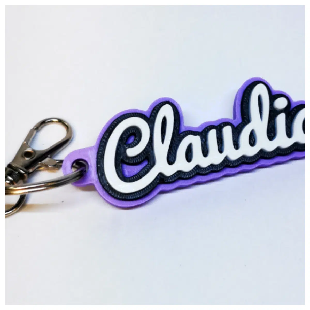 Claudio Keychain Elegant Design Charm Personalized Decoration Car Key Chain Mobile Accessory Fashion Gift Small Refined
