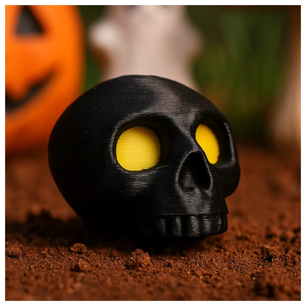 Mini Ghost Skeleton Decoration Haunted House Decor Toy Halloween Ornament Roleplay Ghost Figure Horror Theme Collectible