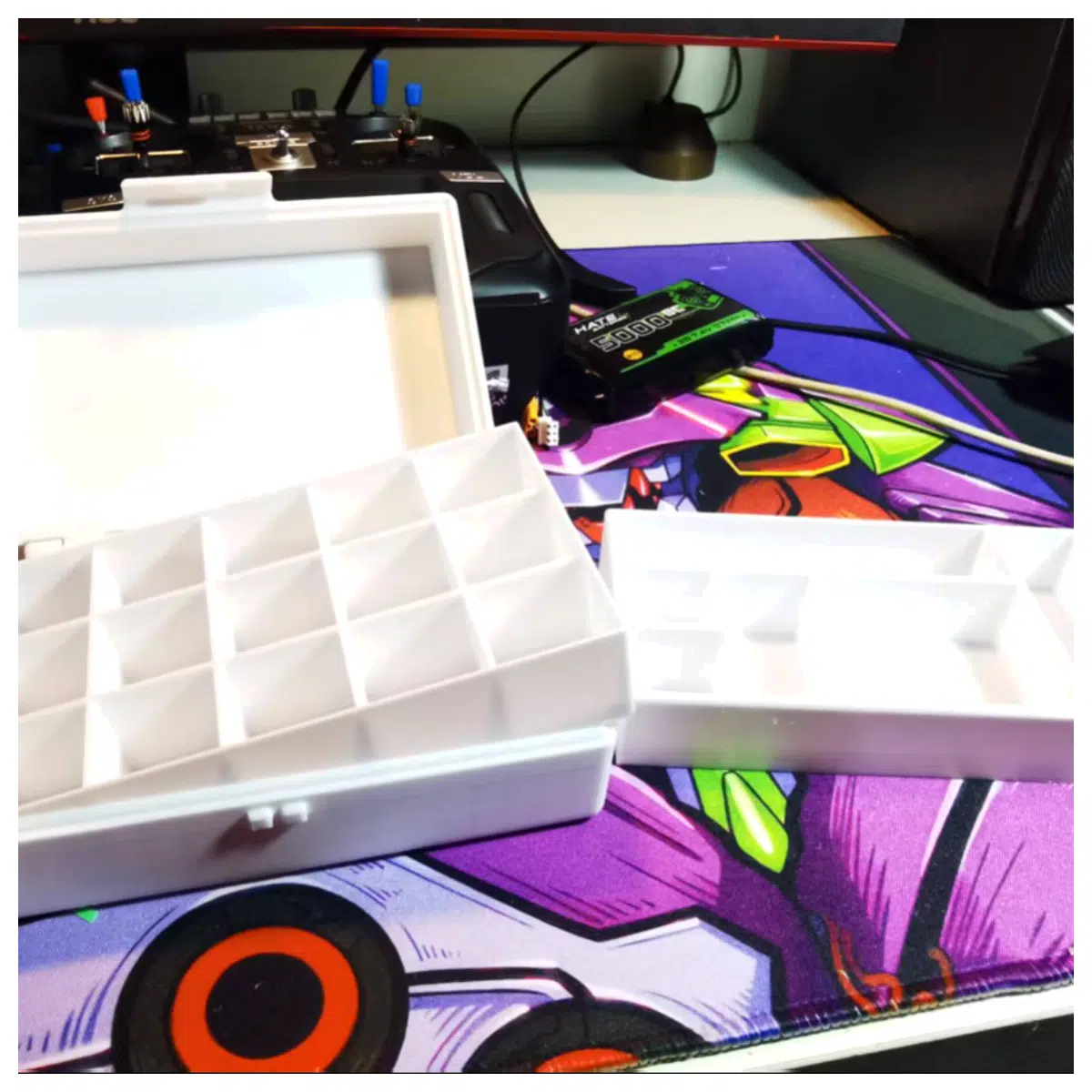 Small Parts Organizer Box Preferred by RC Model Enthusiasts Model Component Storage Box Organizer Tool Top Choice for Model Fans