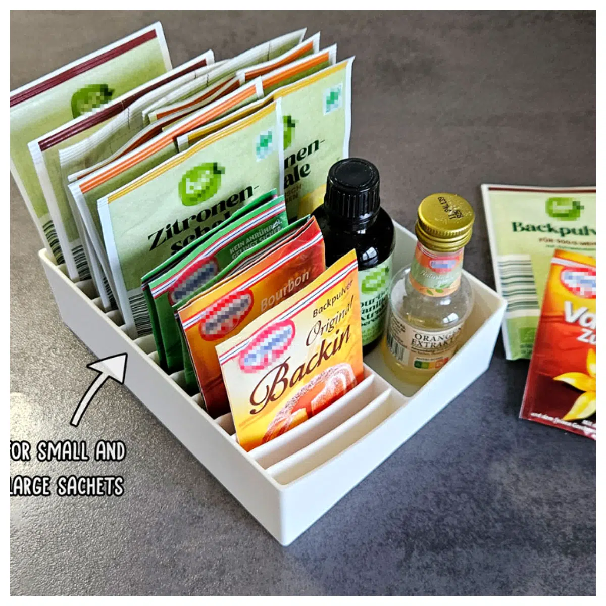 Baking Storage Box Kitchen Organizer Small Bag Storage Container Food Storage Box Baking Accessories