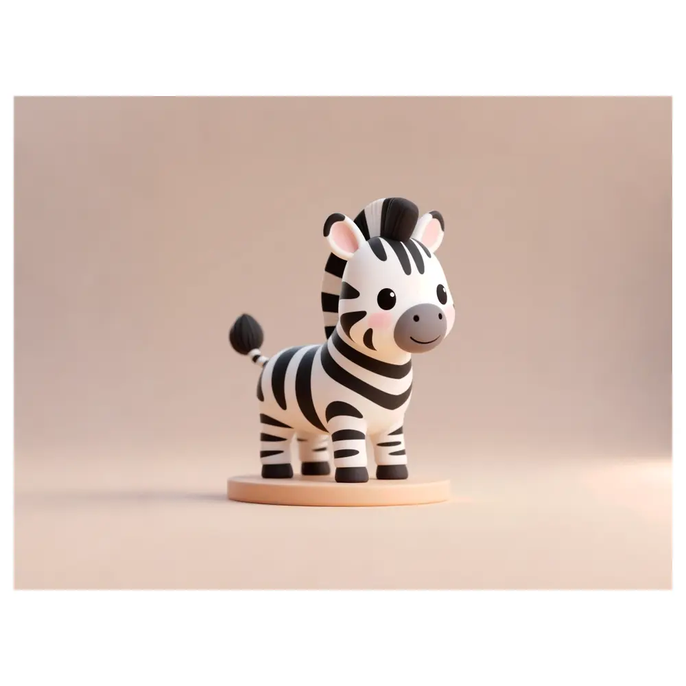 Zebra Wildlife Park Simulation Model Kids Toy ing Gift Animal Model Accessories Repair