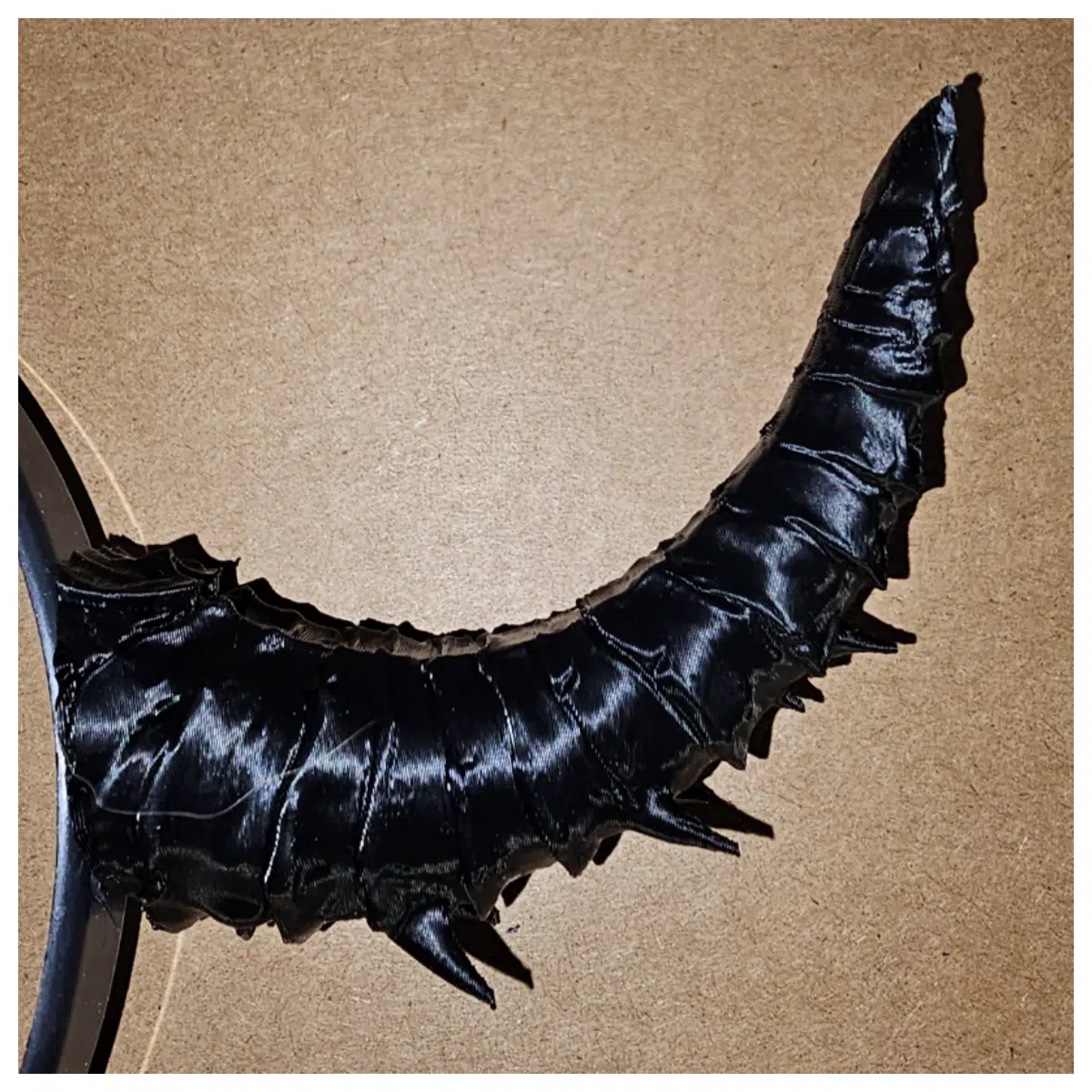 Demon Horn Prop Cosplay Accessory Roleplay Game Decoration Head Realistic Effect Stage Prop