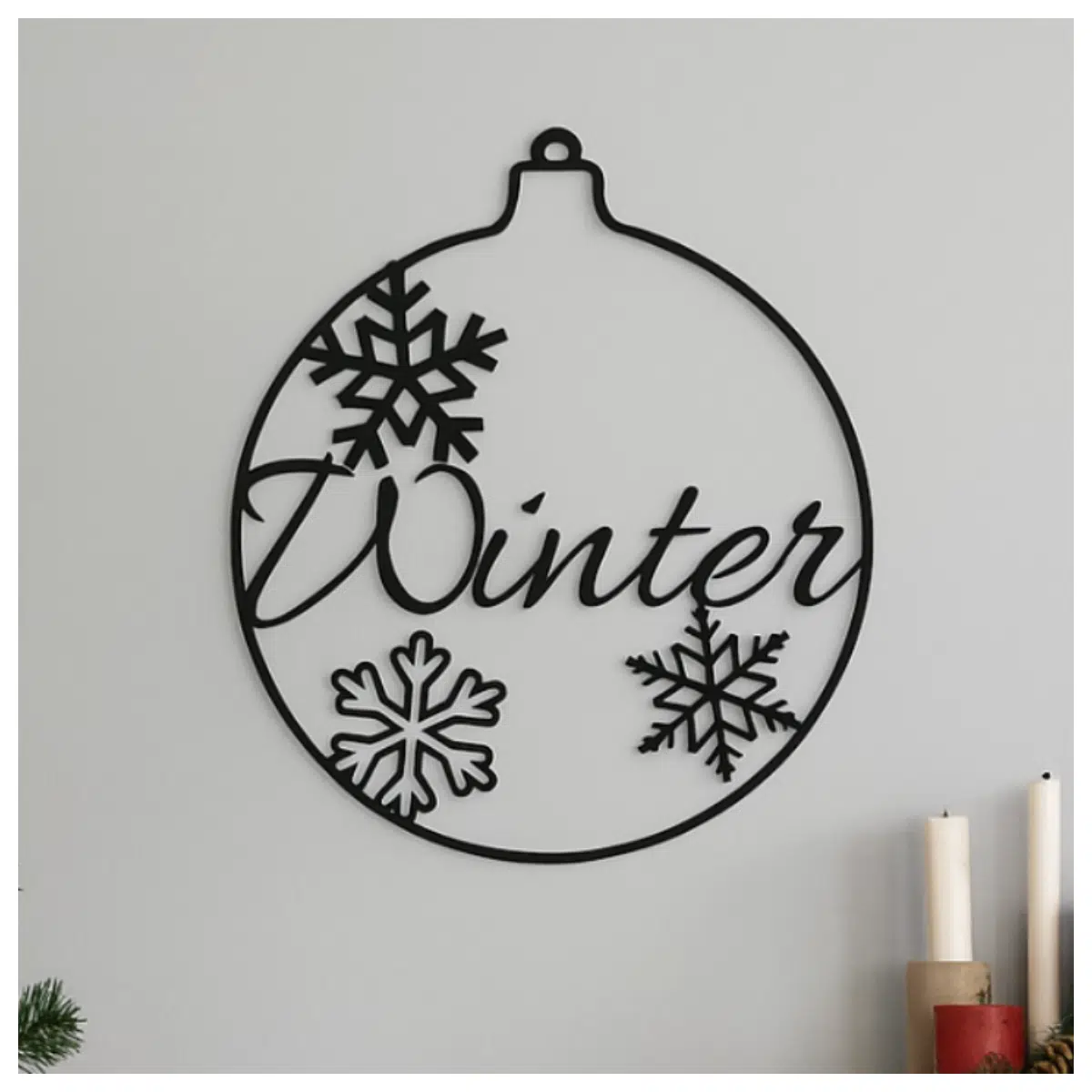 Christmas Ornament Winter Festive Ball Christmas Tree Decoration Holiday Gift Festive Atmosphere