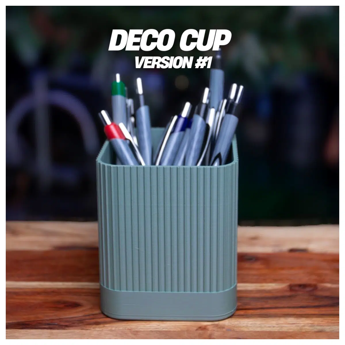 Art Deco Pencil Holder Multi Functional Pen Holder Desk Organizer Decorative Pencil Case Office Storage