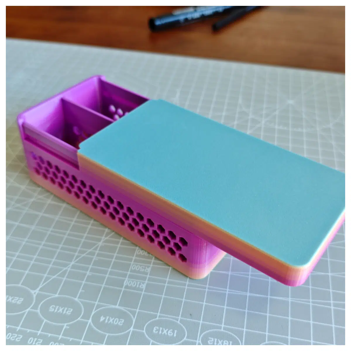 Sliding Storage Box Organizer Empty Collapsible Box Cable Organizer Desk Storage Tool Box Office Supplies