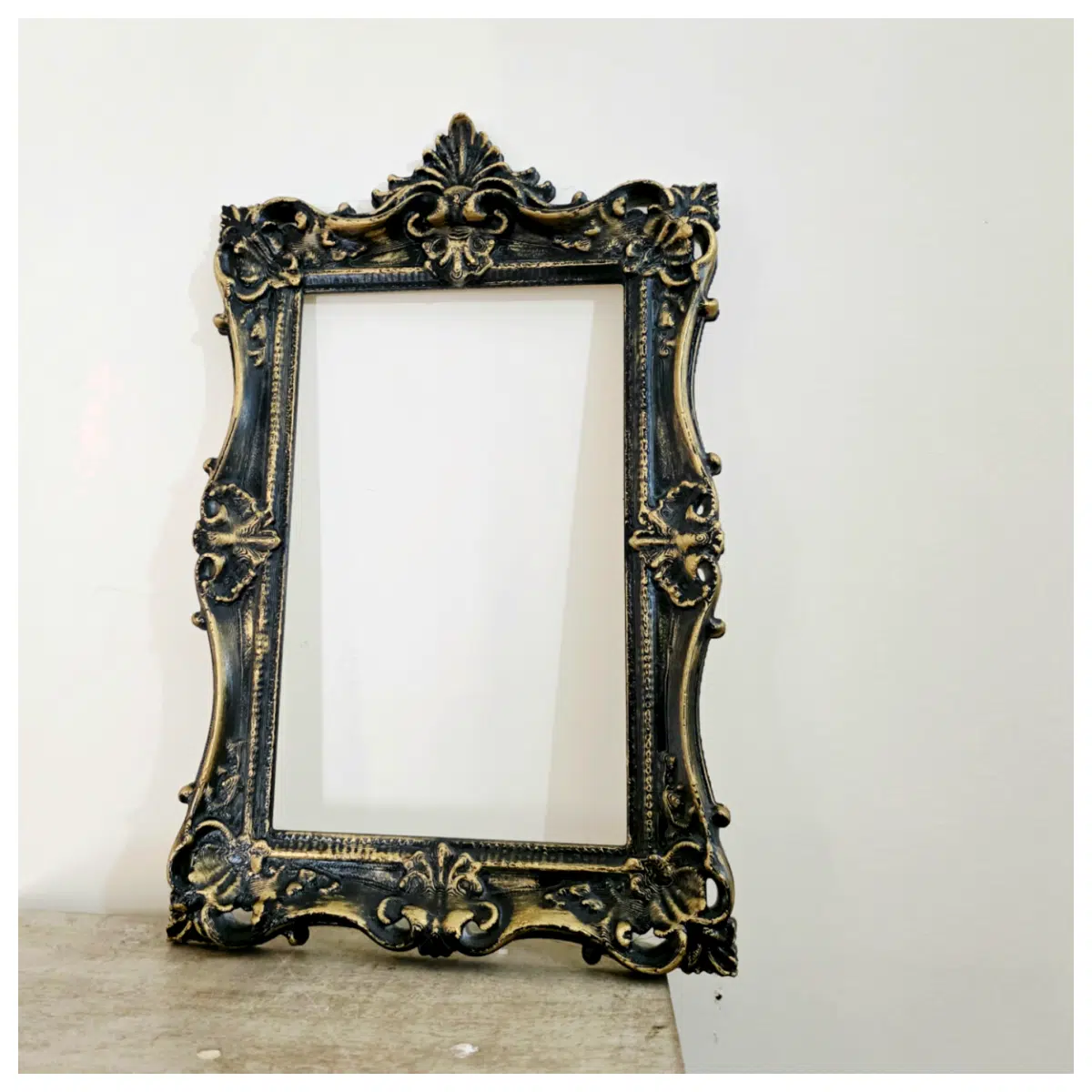 Gothic Photo Frame Black Victorian Style Wedding Memorial Gift Decoration Photo Frame Art Ornament Memories