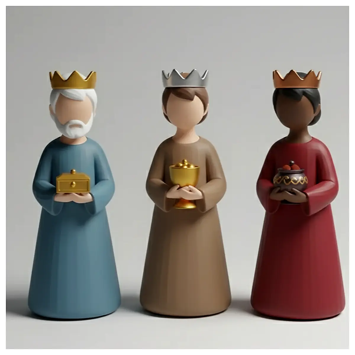 Minimalist Christmas Nativity Scene Christmas Decorations Festive Gift Minimalist Decor Simple Home