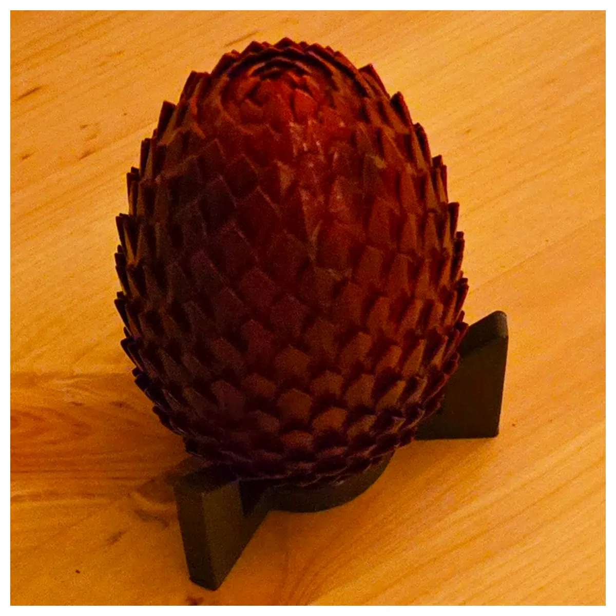 Targaryen Dragon Egg Stand Dragon Egg Display Collection Showcase Realistic Dragon Egg Egg Stand Exhibition Model