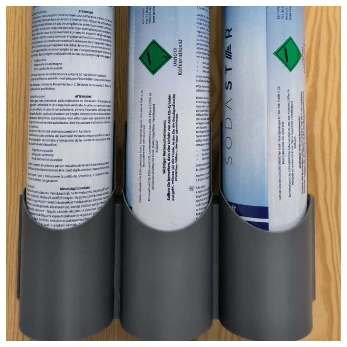 SodaStream Wall Mount 3 Pack Drink Maker Accessories Carbonation System Water Dispenser Parts