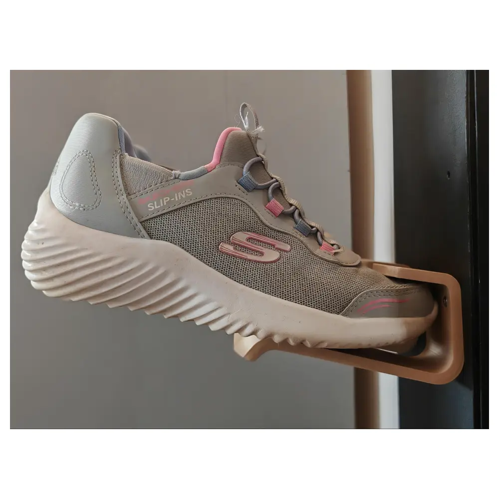 Shoe Rack Hanging Wall Mounted Storage Display Shelves Footwear Organizer Indoor Decor