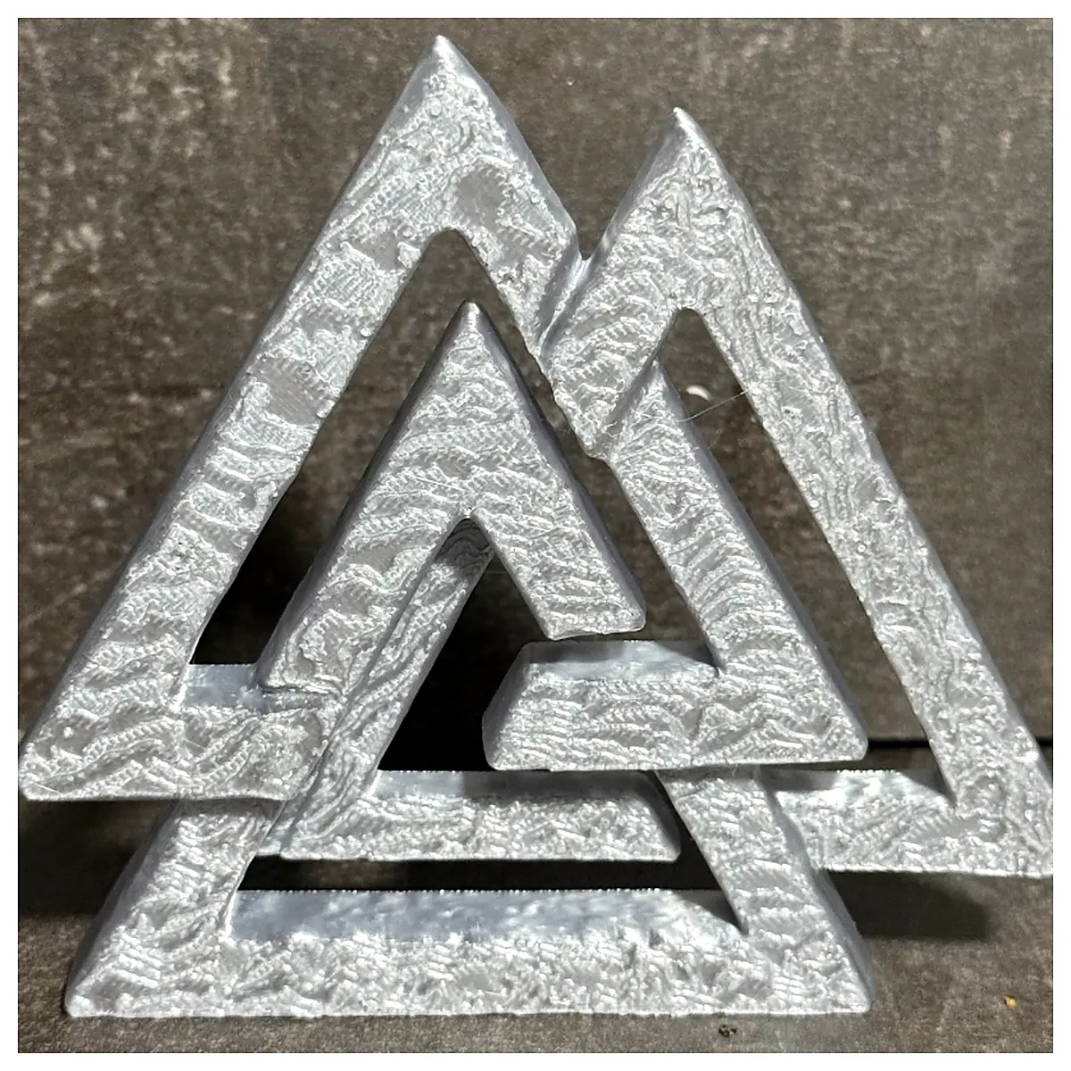 Valknut Odin s Knot Figurine Cast Appearance Norse God Rune Collection Gift Decoration