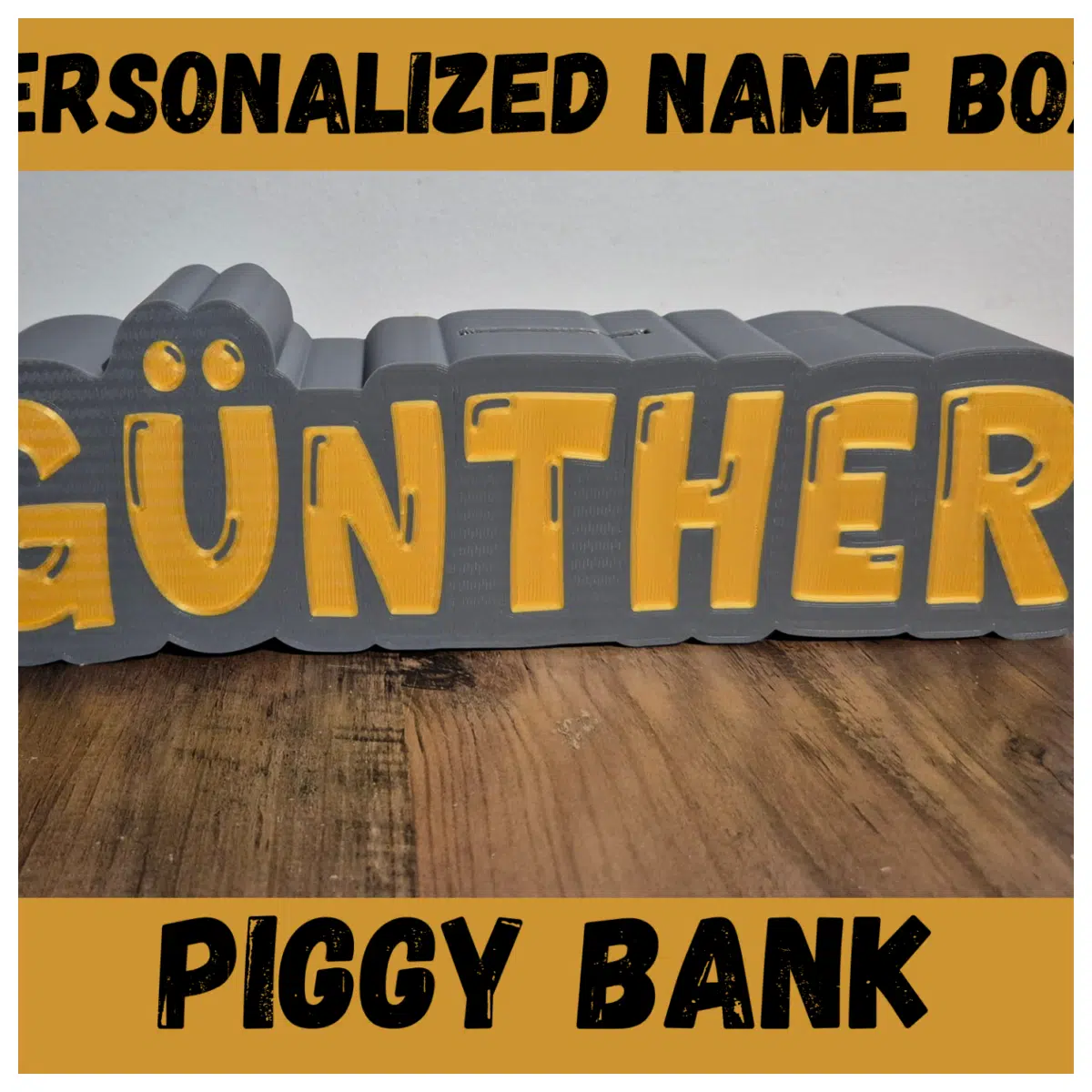 Personalized Piggy Bank Creative Savings Box Savings Container Parts Repair