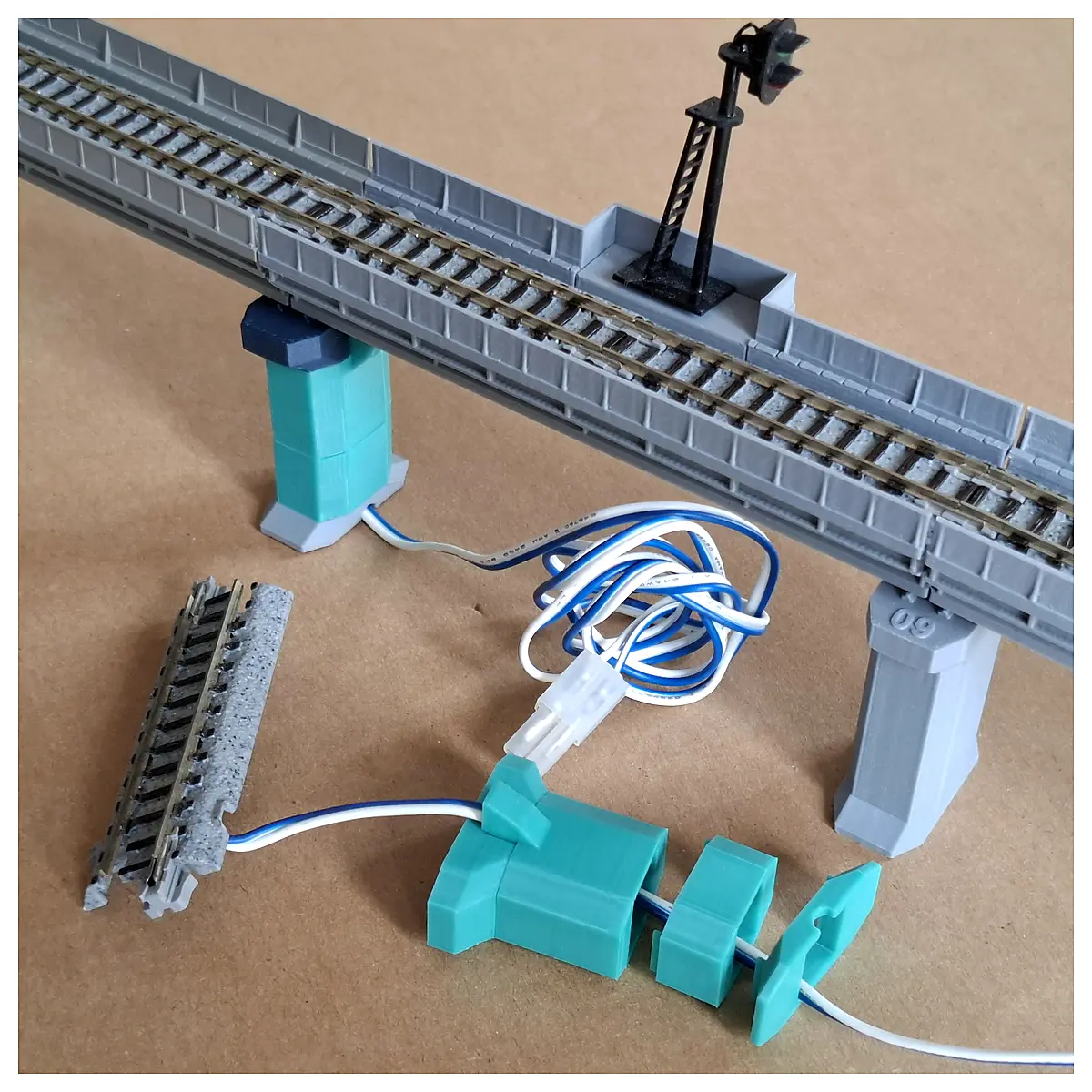 Adjustable Overhead Bridge Piers Cable Support DIY Bridge Piers Bridge Construction Components