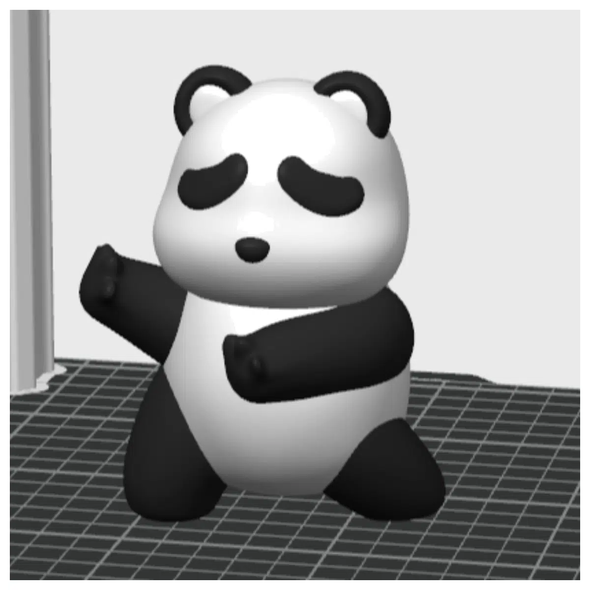 Figurine Creative Cartoon Decoration Gift Idea Desk Ornament Anime Collectible Panda Toy Home Decor