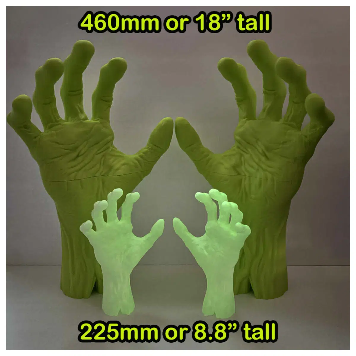 Large Zombie Hands Realistic Hand Model Left Hand Right Hand Toy Limb Model Roleplay Props Zombie Hand Model