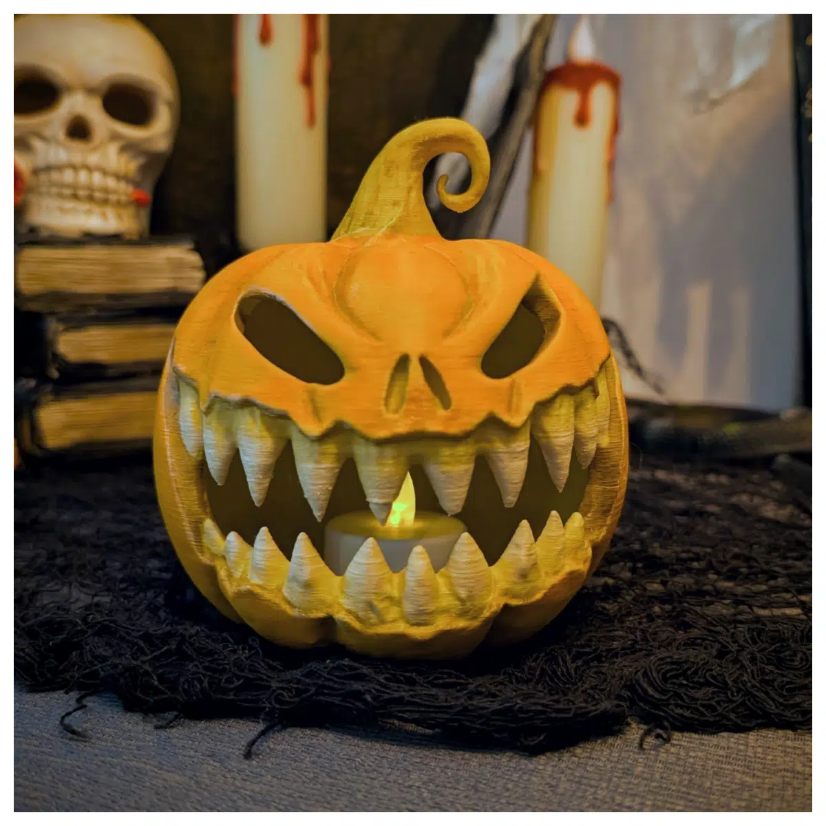 Ghost Tea Holder Halloween Decor Creative Figurine Spooky Night Phantom Home Decoration Party Supplies