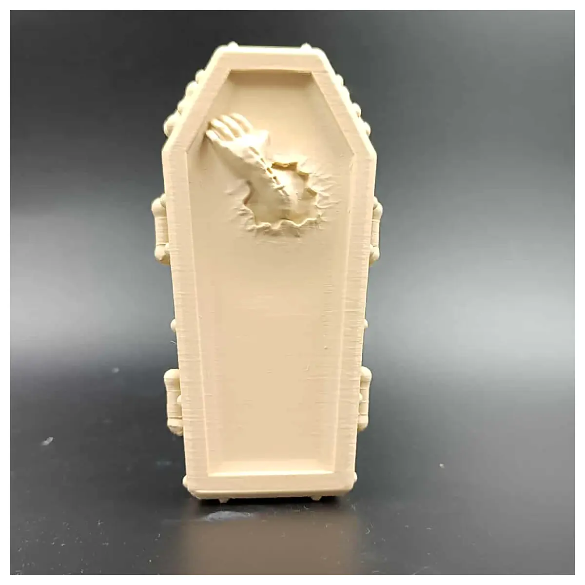 Zombie Coffin Halloween Decoration 120mm Graveyard Decor Skeleton Halloween Props Festive Decorations