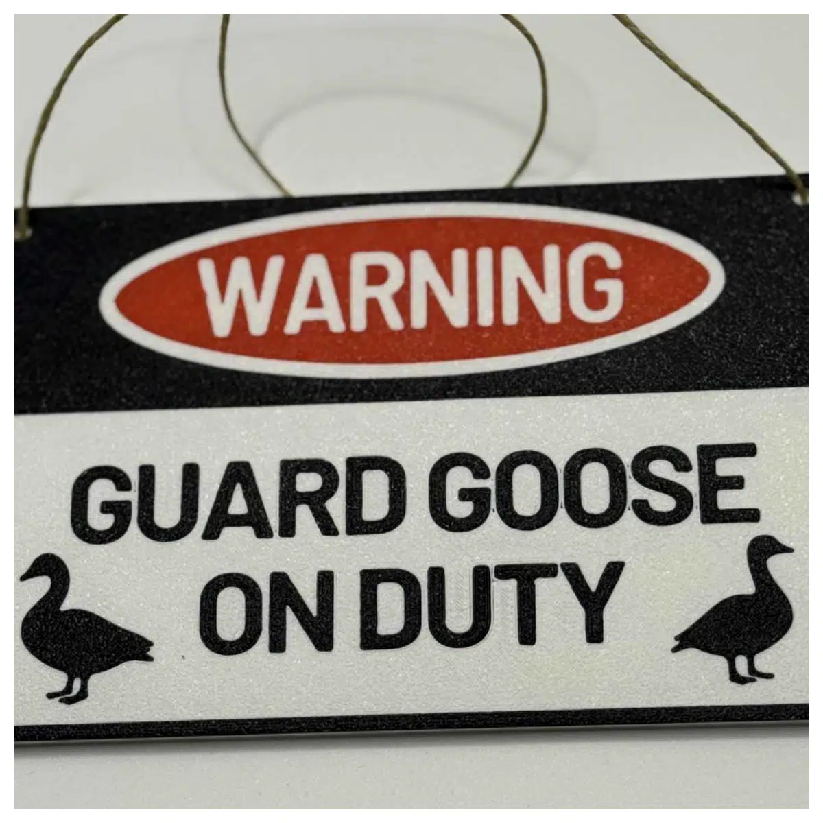 Patrol Guard Goose Decor Accessories Porch Goose Sculptures Garden Ornements Outdoor Sculptures