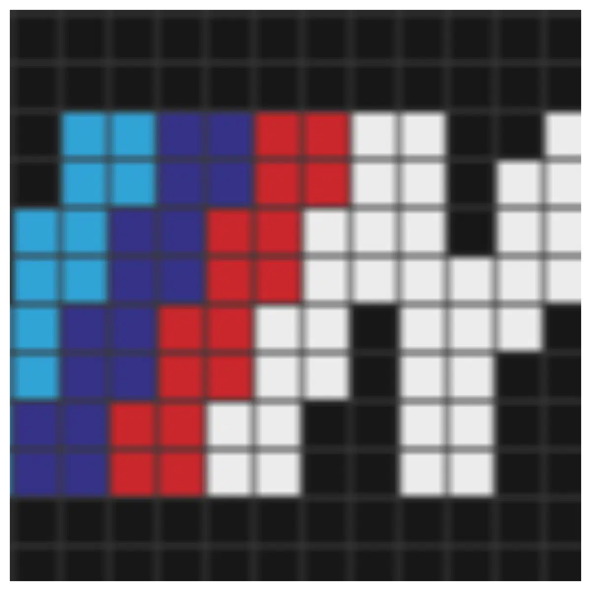 BMW M Logo Pixel Puzzle Car Model Decoration Collectible M3 M4 M5 Hanging Decor Desktop Ornament Puzzle Toy