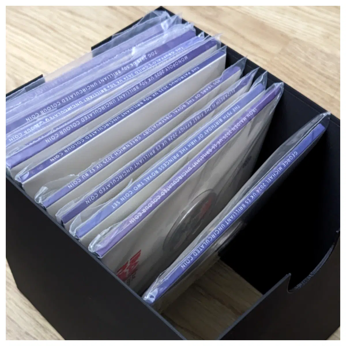 Royal Mint Coin Storage Box Collection Box Coin Holder Protective Box Storage Solution for Coin Collectors