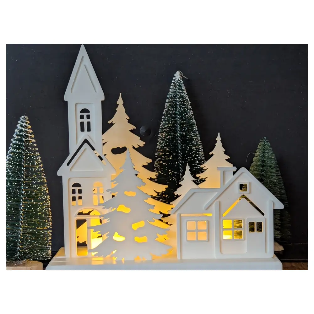 Winter Christmas Scene Decorations 2025 Festive Atmosphere Christmas Tree Accessories Holiday Decor Christmas Gift