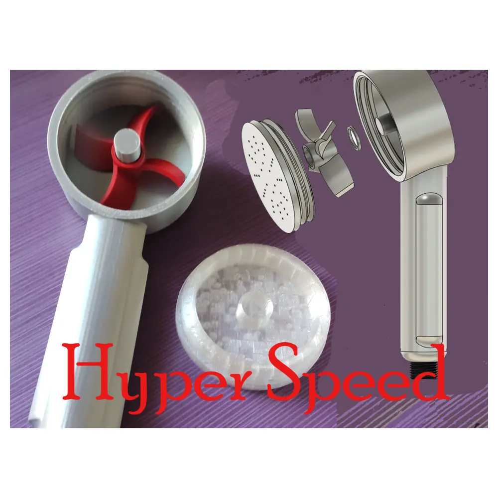 Turbo Shower Head High Pressure Shower Head Bathroom Faucet Universal Repair Parts Shower Head Accessories
