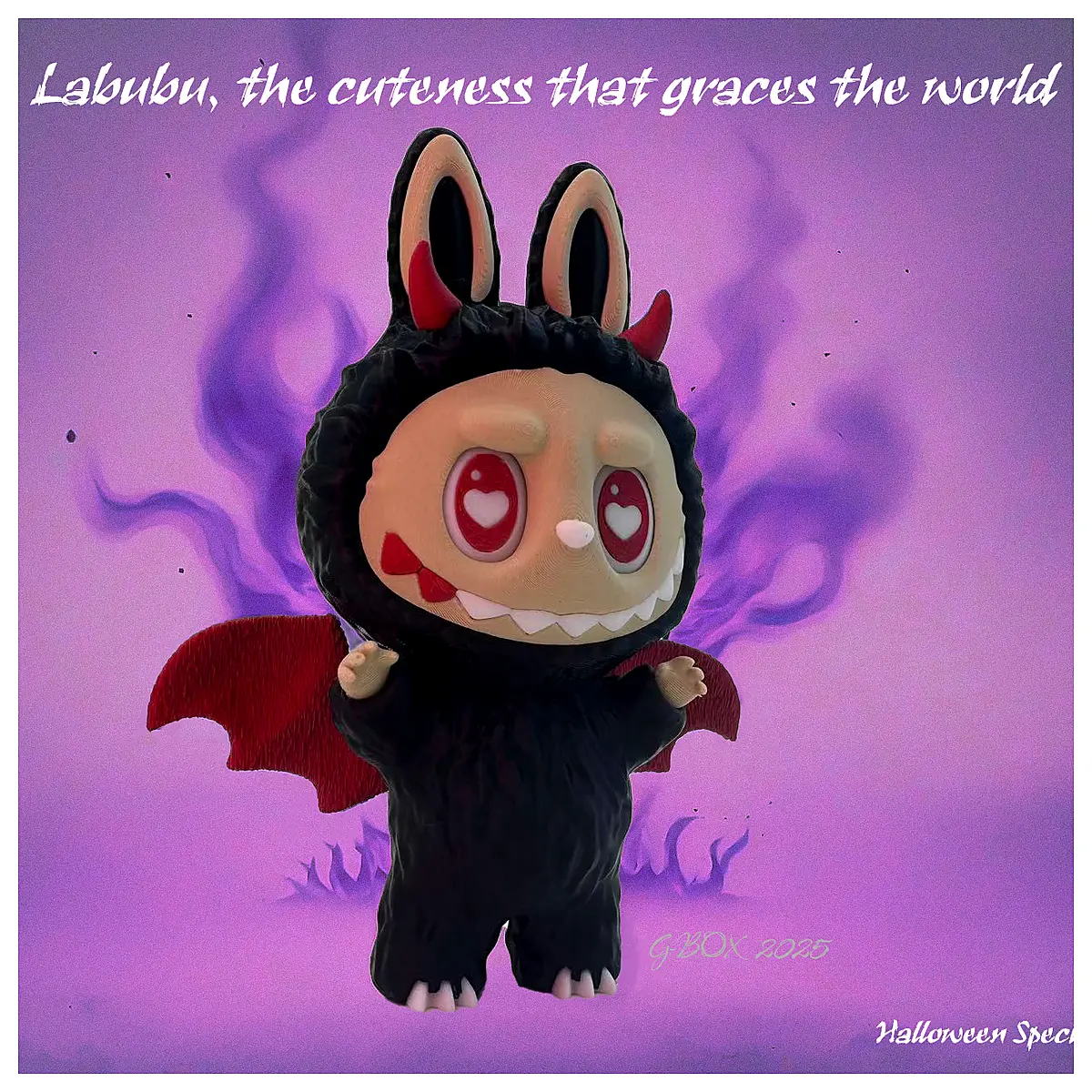 Little Devil Fabric Halloween Labu Fabric No21 Crafting DIY Decoration Soft Durable