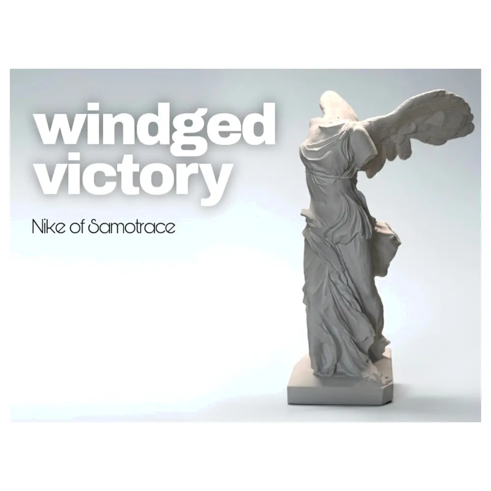 Samothrace Goddess Statue Winged Goddess Greek Idol Art Figure Repair Restoration Collection