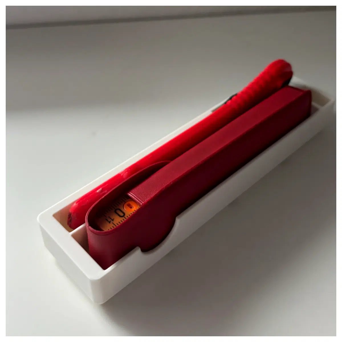 Gridfinity Tape Measure Utility DIY Organization Desk Storage Measurement Cutting Practical Accessories