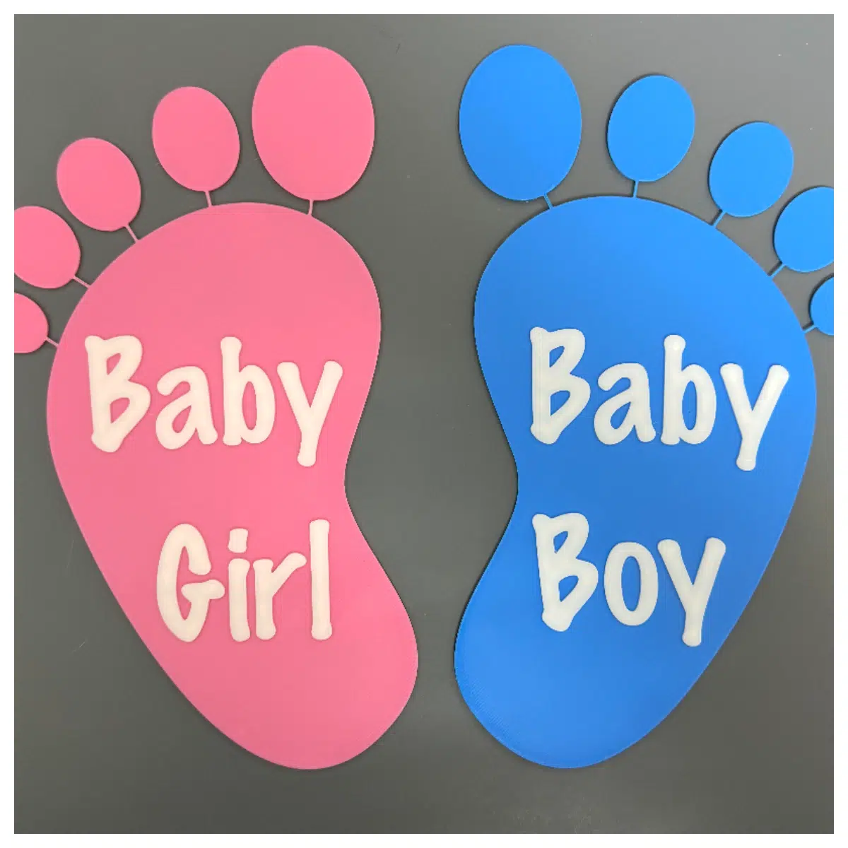 Baby Footprint Gender Identification Baby Boy Girl Determine Gender Fetal Prints Prenatal Detection