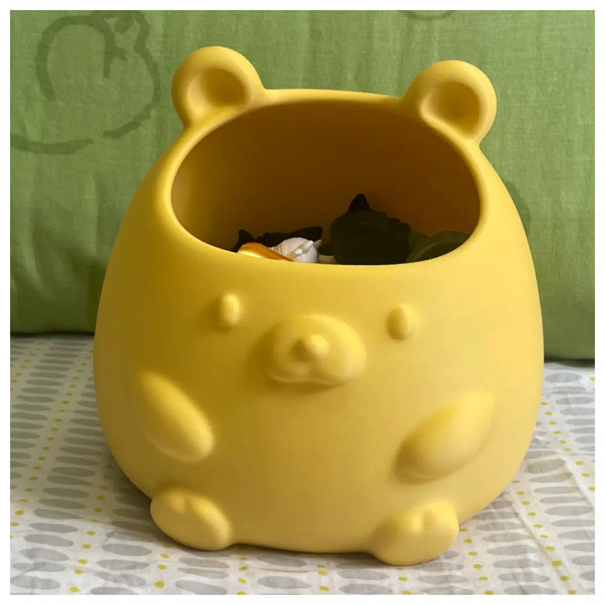 Storage Box Organizer Home Storage Large Capacity Multi Compartment Boxes Bear Box Kitchen Bathroom Bedroom