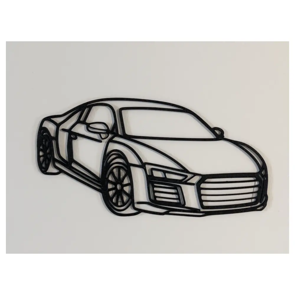 R8 Wall Art 3D Mural Car Poster Wall Decor Canvas Artwork Interior Design