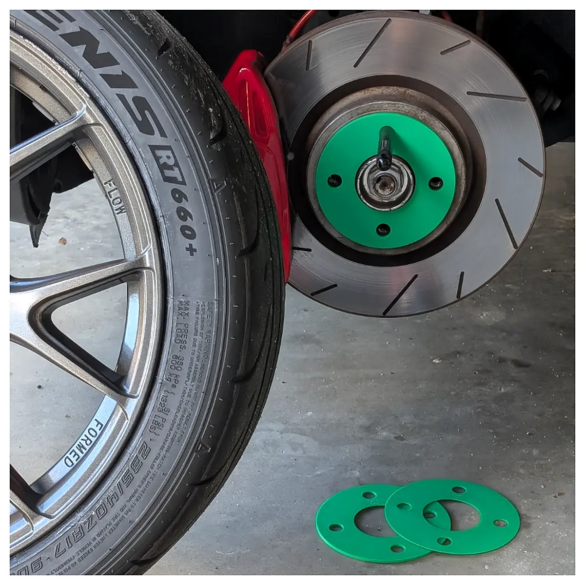 4x100 Test Fit Hub Wheel Spacers Pads Automotive Parts Wheel Bearing Pads Car Repair Parts