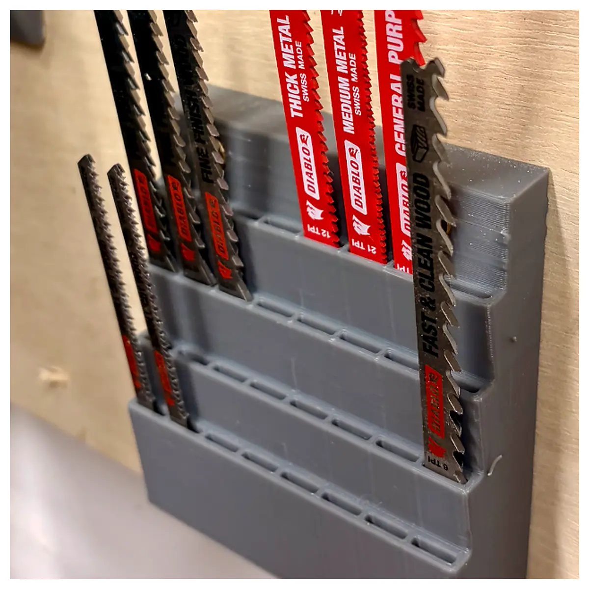 Band Saw Blades Wall Mount Organizer Blade Holder Blade Storage Blade Display Saw Tool Organization