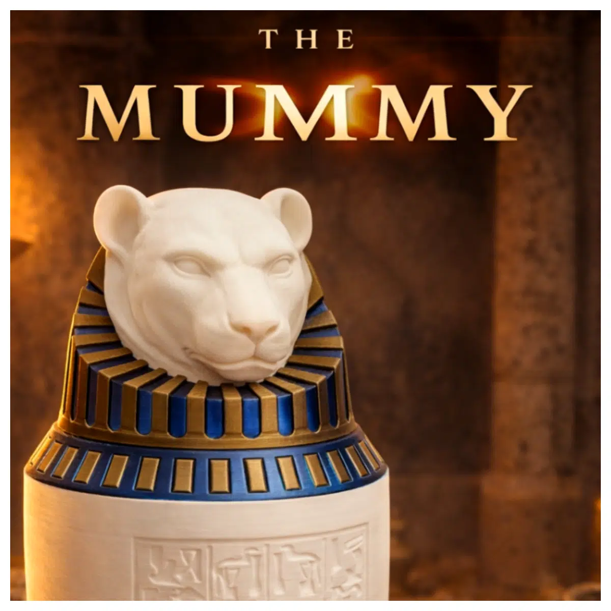 Lion Sacred Can Mummy Simulation Toy Pet Toys Role Play Animal Figures Realistic Mummy
