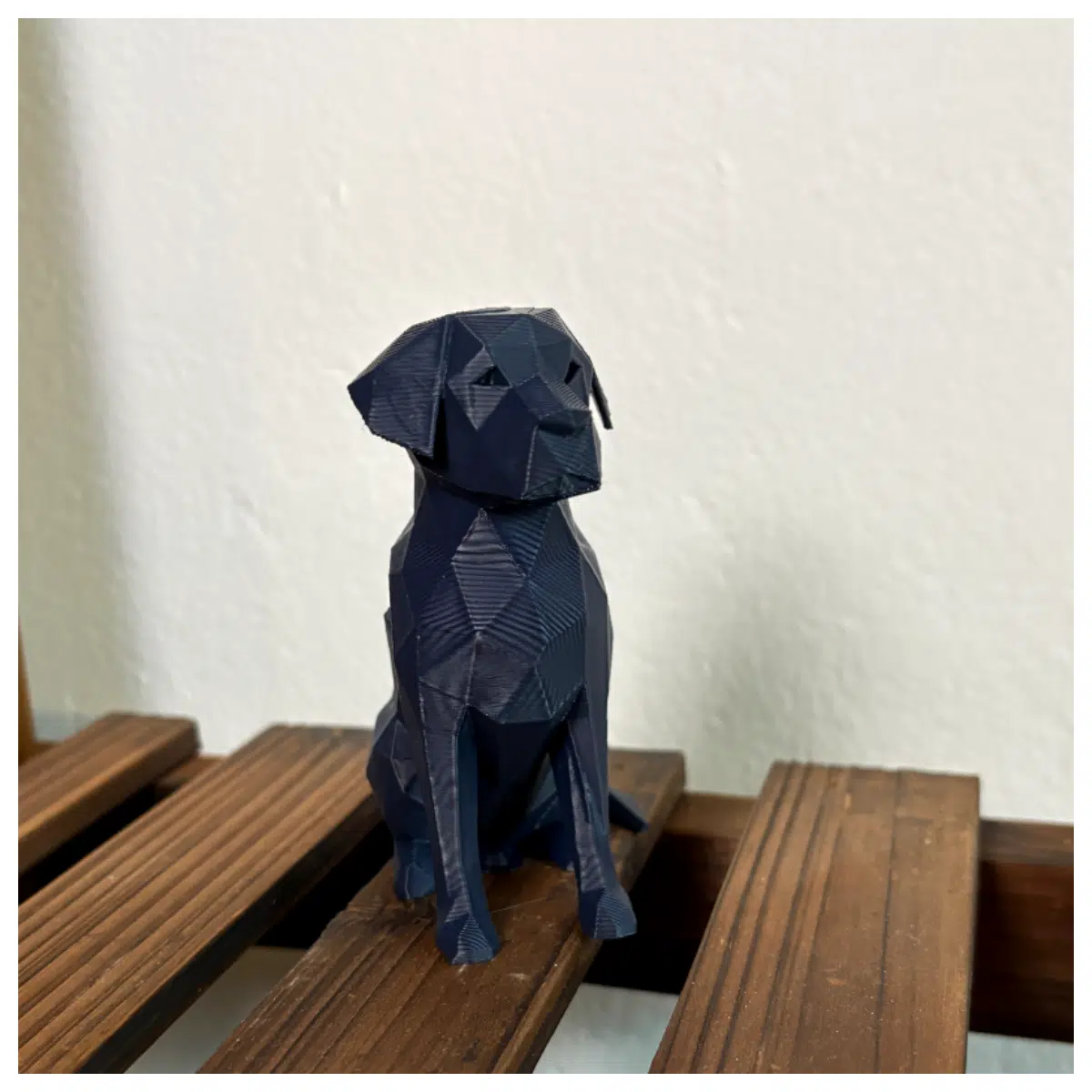 Low Poly Dog Model 3D Printed Pet Toy Indoor Decoration Cute Cartoon Character