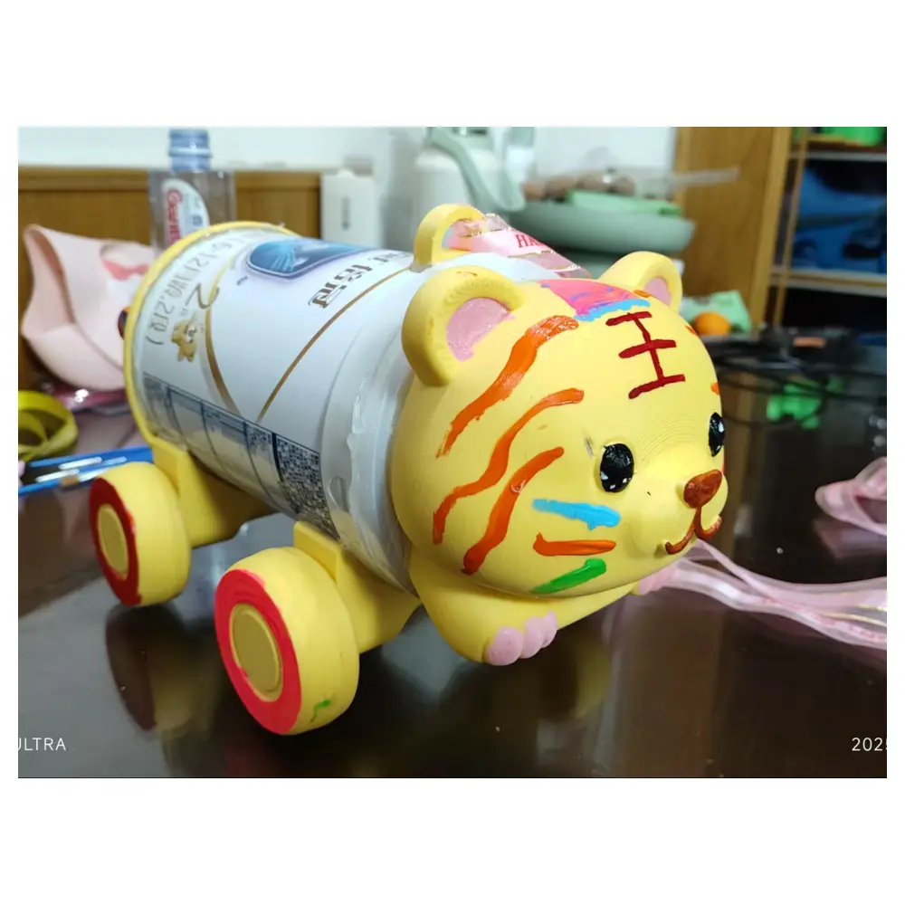 Recycled Milk Jug Kids Ride On Tractor Toy Wiggle Car Outdoor Fun Multi Purpose Kids Vehicle Parts Accessories Repair