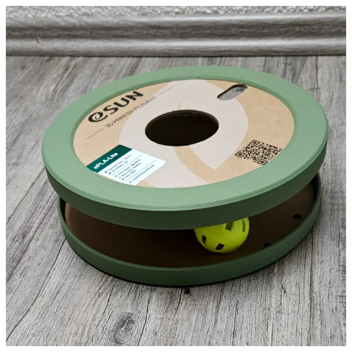 Cat Toy Paper Roll eSUN Rolling Ball Puzzle Toys Cat Training Kitten Play Enrichment