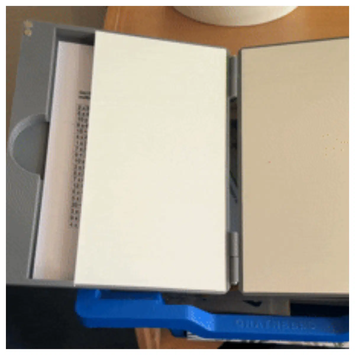 A5 Magnetic File Box Magnetic File Holder Magnetic File Organizer Desk Magnetic File Storage Keep Documents Secure