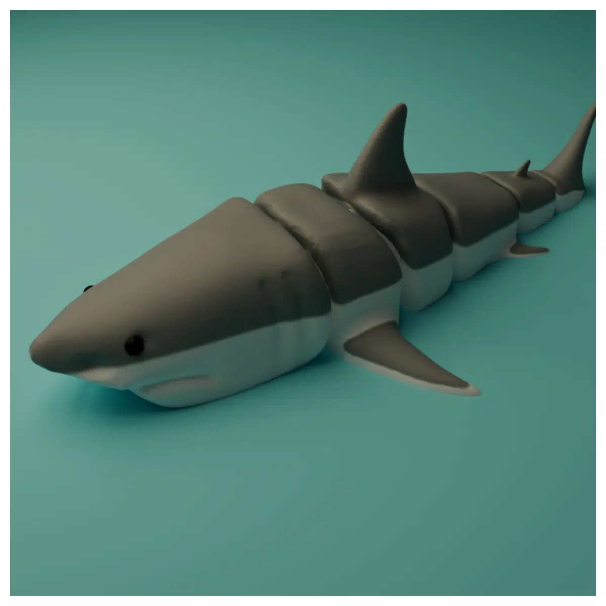 Mobile Joint Great White Shark Toy Educational Kids Toy Dive Learning Aquarium Model Aquarium Accessories Children s Gift
