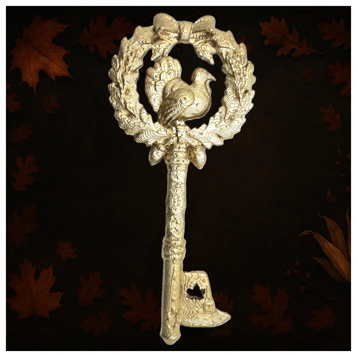 Thanksgiving Fall Turkey Key Decor Festive Ornament Thanksgiving Gift Autumn Decoration Thanksgiving Theme Accessory