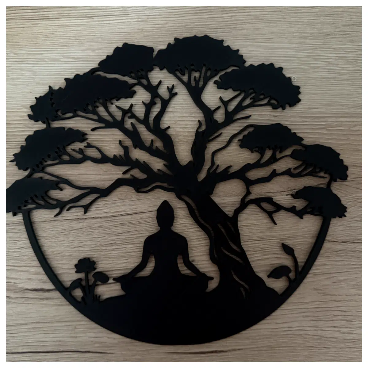 Life Tree Buddha Mural Art Ancient Mural Religious Art Buddhist Art Decorative Painting
