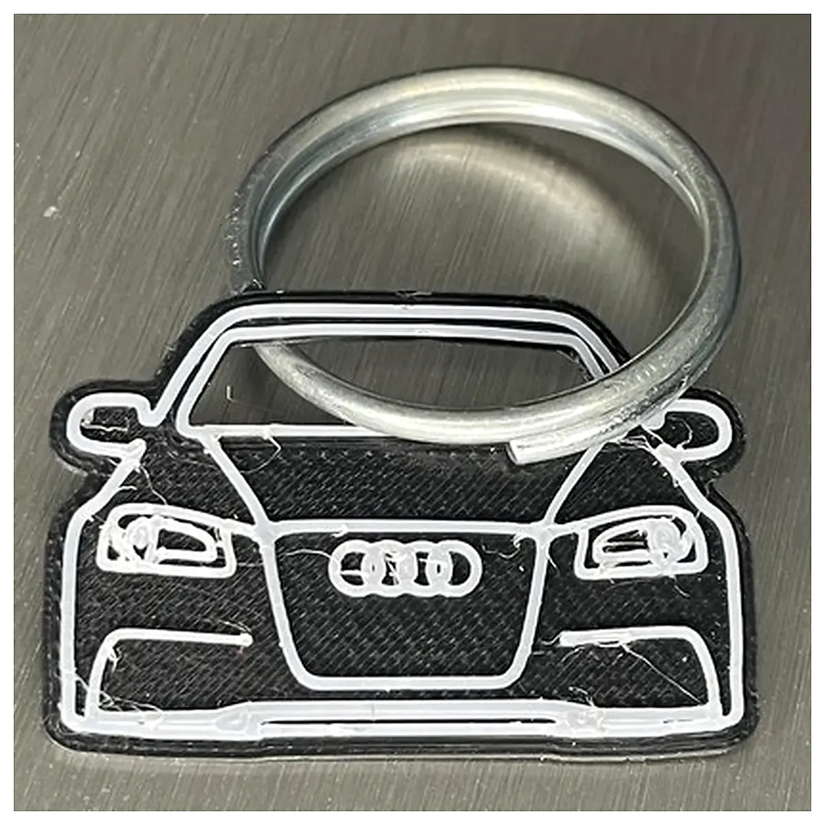 A3 Keychain Front Bumper Decoration Car Accessories Car Charm Vehicle Parts Auto Accessories