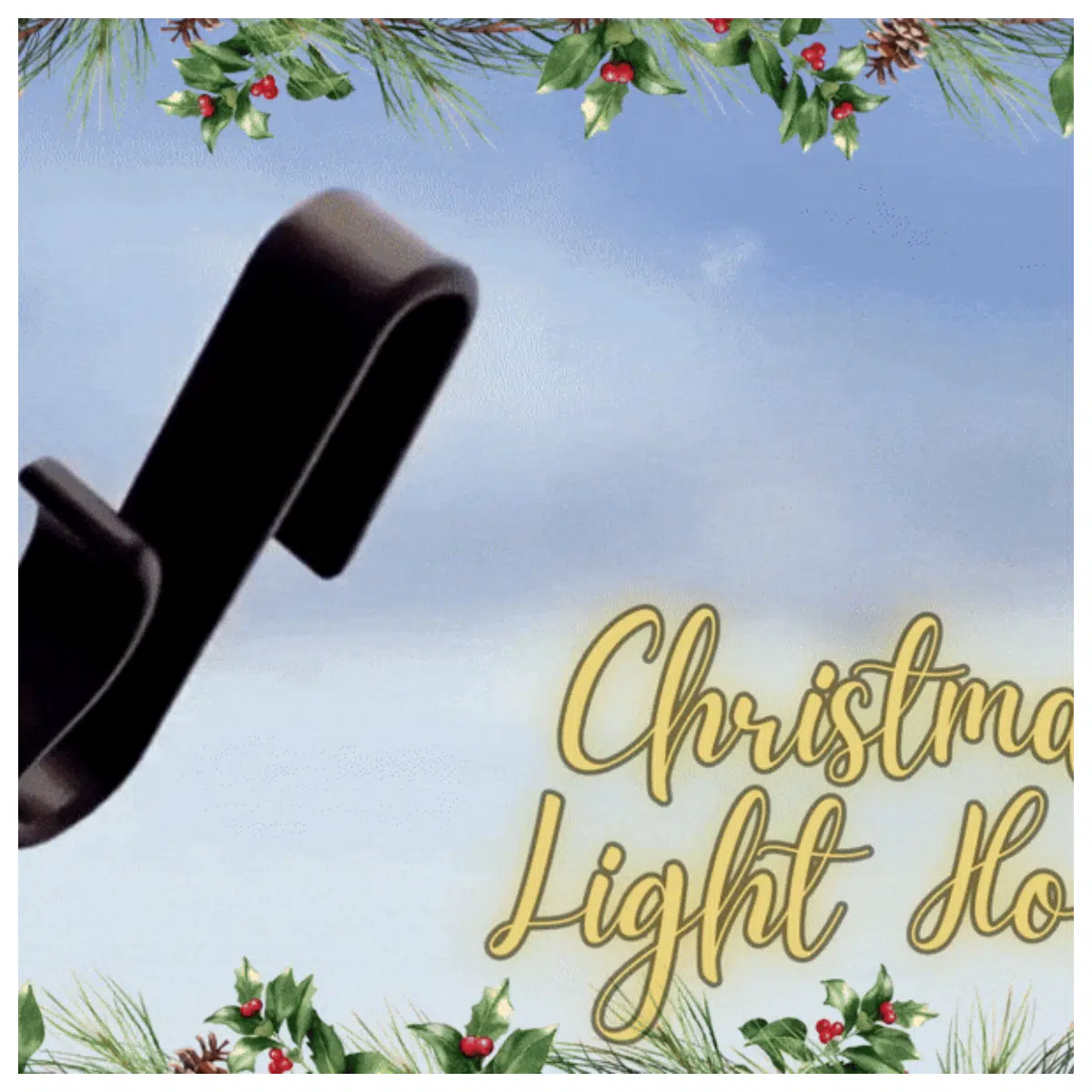 Christmas Hooks Festive Decor Accessories Indoor Outdoor Decoration Christmas Ornament Hooks Fixture Attachments