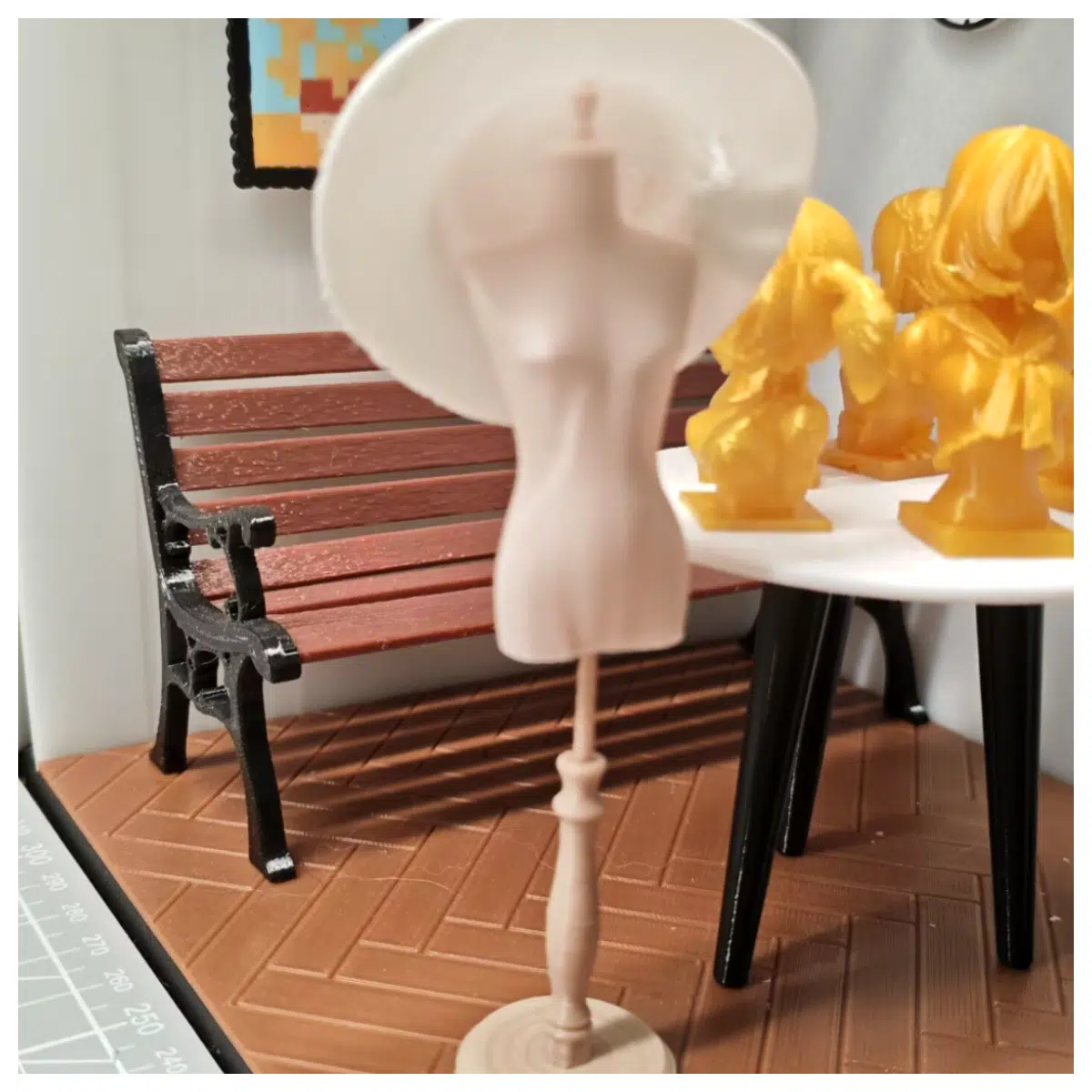 Wooden Mannequin Stand Adjustable 5mm Scale 112 Ratio Display Model Parts Repair
